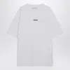 Essentials Logo Patch Crewneck T-shirt In White