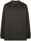 Essentials Tab T-shirt In Brown
