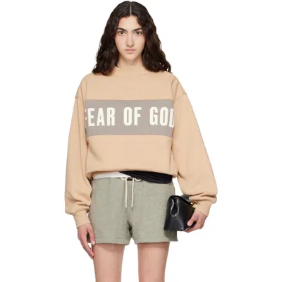 Essentials Tan Classic Sweatshirt In Multi