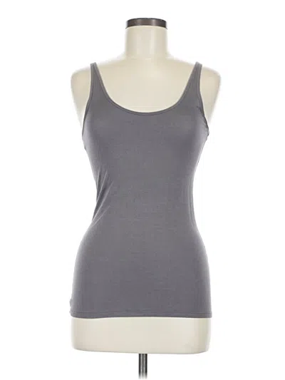 Pre-owned Essentials Tank Top Gray Strapless Neckline Tops