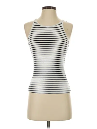 Pre-owned Essentials Tank Top Ivory Halter Neckline Tops