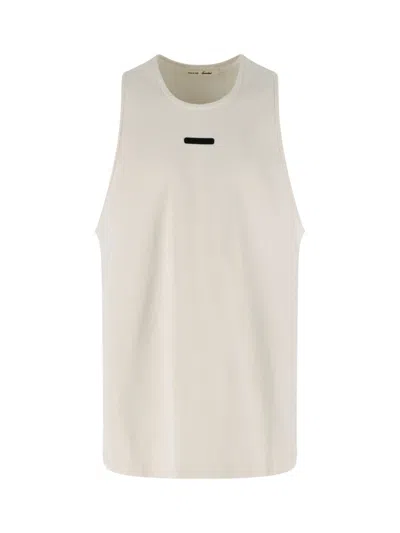 Essentials Tank Top Logo In Neutral