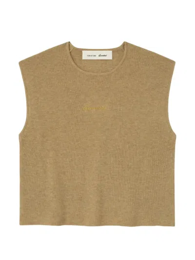 Essentials Signature Rib Knit Crop Top In Burgundy