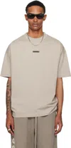 Essentials Taupe Classic Fit T-shirt
