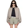 Essentials トープ Full Zip Work ジャケット In Gray