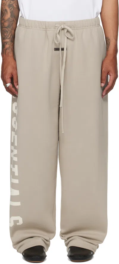 Essentials Taupe Lounge Fleece Sweatpants