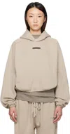 Essentials Taupe Modern Fit Hoodie