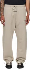 Essentials Taupe Relaxed Fleece Sweatpants