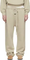 Essentials Emblem Patch Tracksuit Pants In Neutral