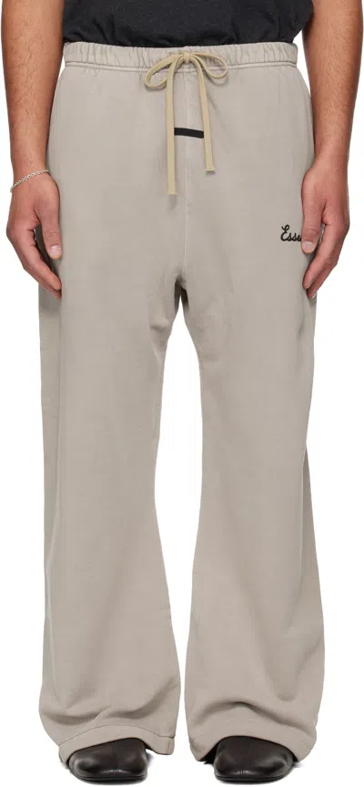 Essentials Taupe Training Classic Flare Sweatpants