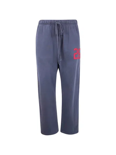 Essentials Drawstring Track Pants In Blue