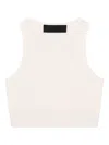 Essentials Textured Tank Top In White