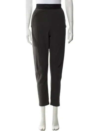 Pre-owned Essentials Thermal Straight Leg Pants In Gray
