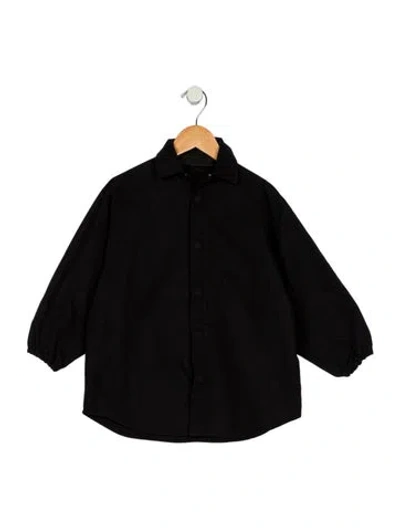 Pre-owned Essentials Babies' Toddler Boy's Long Sleeve Shirt In Black