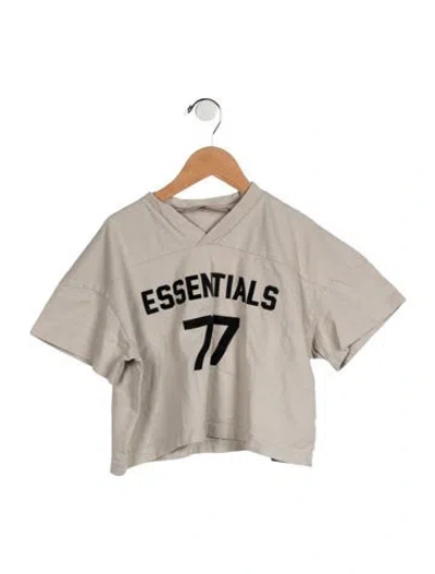 Pre-owned Essentials Babies' Toddler Boys' 77 Logo T-shirt In Neutrals