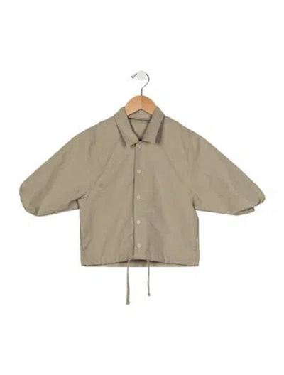 Pre-owned Essentials Babies' Toddler Boys Branded Snap Closure Jacket In Neutrals