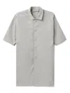 Essentials Tonal Logo-detail Shirt In Grey