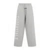 Essentials Logo-printed Tie-dye Track Pants In Gray