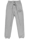 Essentials Printed Track Pants In Grey