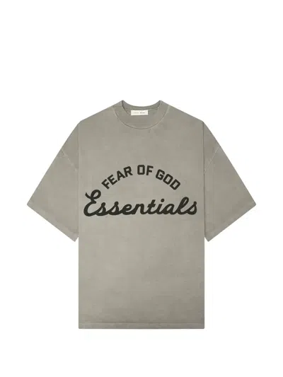 Essentials Training 90s Logo-print T-shirt In Neutral