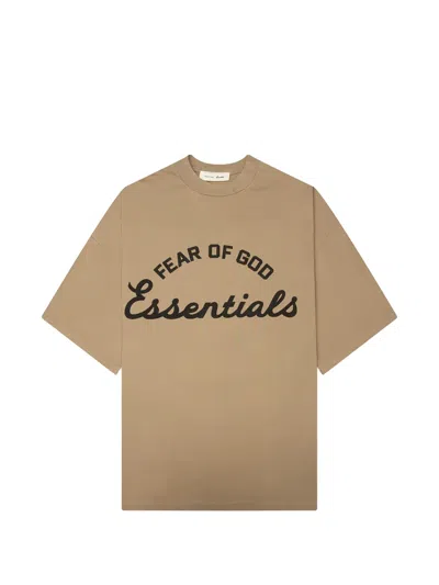 Essentials Training 90s Logo-print T-shirt In Brown