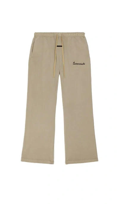 Essentials Training Classic Fit Flare Sweatpant In Brown