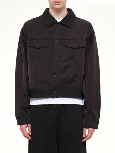 Essentials Trucker Jacket In Black