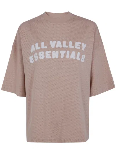 Essentials T-shirt Cotton Yellow "merch Tee" In Brown