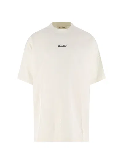 Essentials T-shirt "siganture Classic" In White