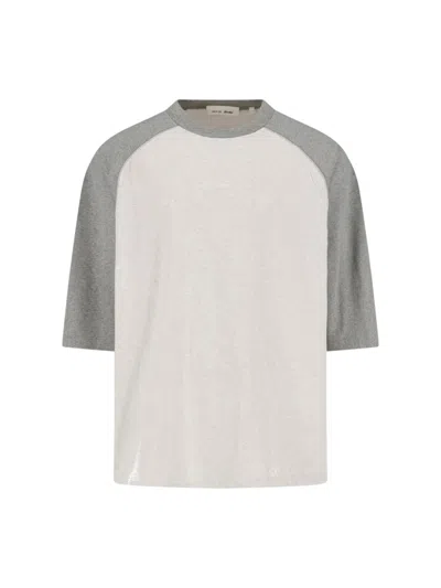 Essentials T-shirt "signature Baseball" In Gray