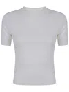 Essentials T-shirt White "womens Shrunken Baseball Tee" In White