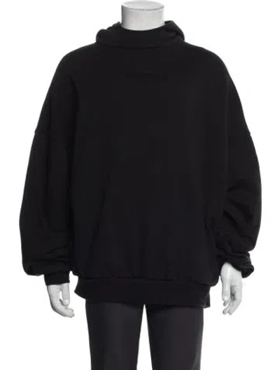 Pre-owned Essentials Turtleneck Long Sleeve Sweatshirt In Black