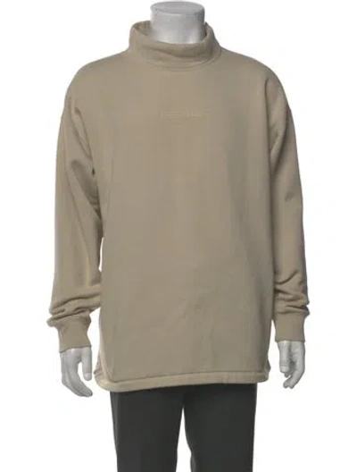 Pre-owned Essentials Turtleneck Long Sleeve Sweatshirt In Neutral