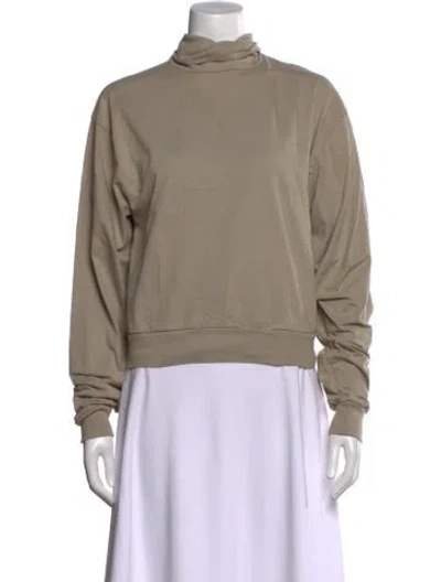 Pre-owned Essentials Turtleneck Long Sleeve Sweatshirt In Neutral