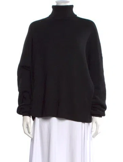 Pre-owned Essentials Turtleneck Sweater In Black