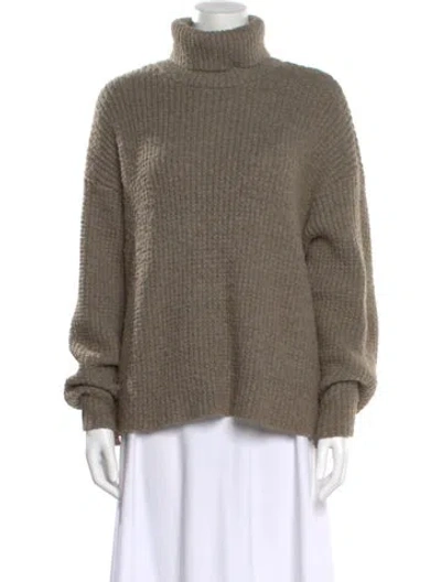 Pre-owned Essentials Turtleneck Sweater In Brown