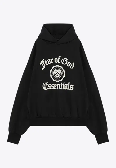 ESSENTIALS UNIVERSITY LOGO HOODED SWEATSHIRT
