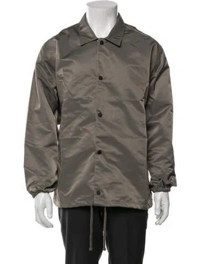 Pre-owned Essentials Utility Jacket In Neutral