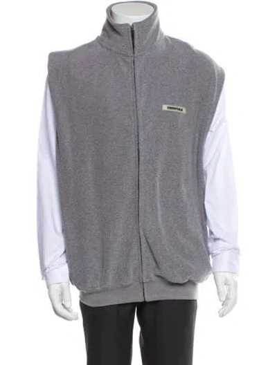 Pre-owned Essentials Vest In Gray