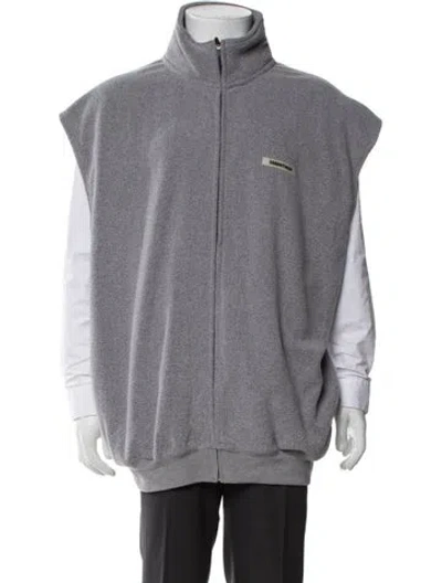 Pre-owned Essentials Vest In Gray