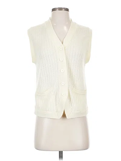 Pre-owned Essentials Vest In Ivory