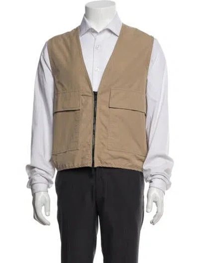 Pre-owned Essentials Vest In Neutrals
