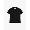 Essentials Logo-print Crew Neck T-shirt In Black
