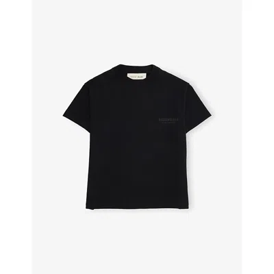Essentials Kids' Classic Short-sleeve Cotton T-shirt 2-1 In Black