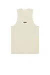 Essentials Vintage Fit Tank In Neutral