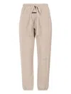 Essentials Mens Timber Vintage Logo-embellished Cotton-blend Jogging Bottoms In Neutral