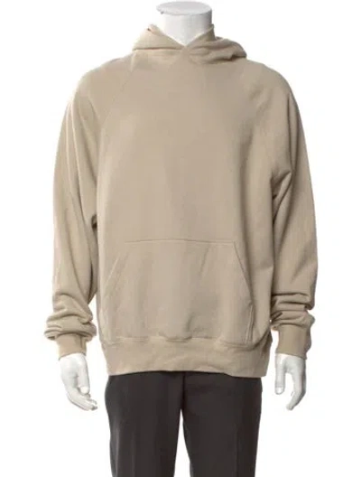 Pre-owned Essentials V-neck Long Sleeve Hoodie In Neutral