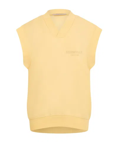 Essentials V-neck Sports Vest In Neutral