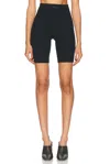 Essentials Waffle Biker Short In Black