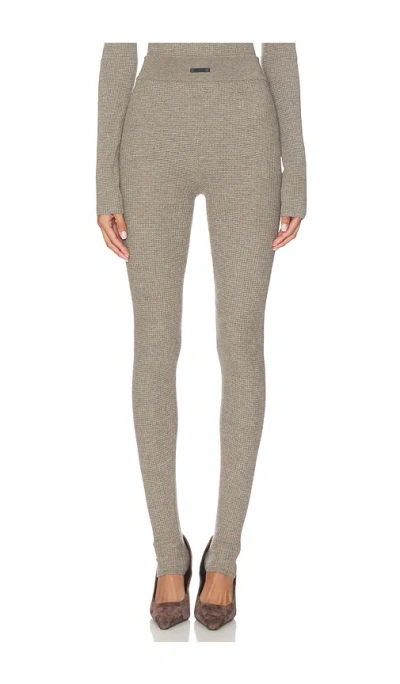 Essentials Waffle Legging In Purple